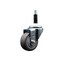 Service Caster 3'' SS Thermoplastic Rubber Wheel Swivel 7/8'' Expanding Stem Caster SCC-SSEX20S314-TPRB-78 - alternate 1